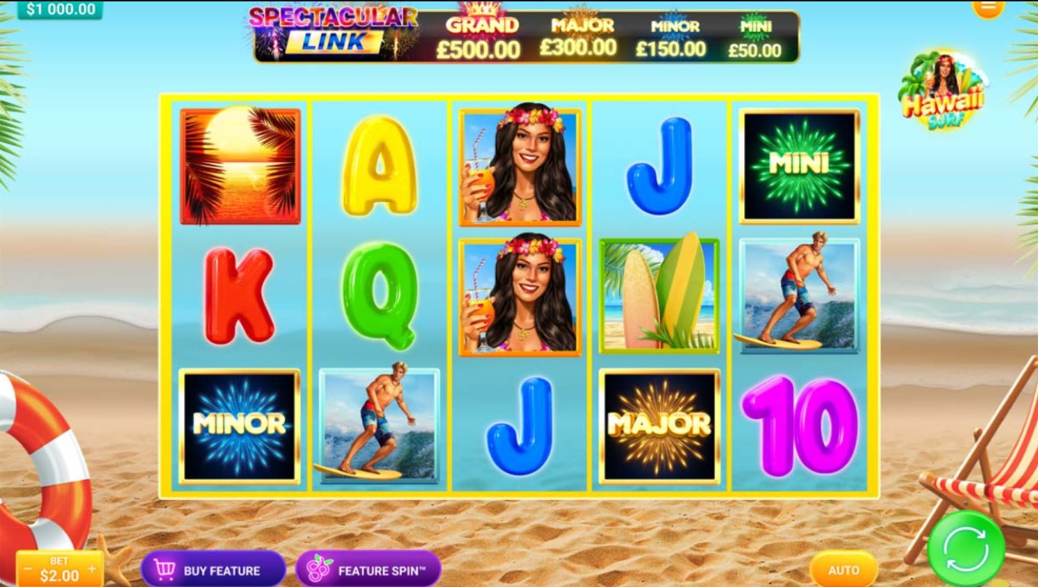 Hawaii Surf Slot Game Review