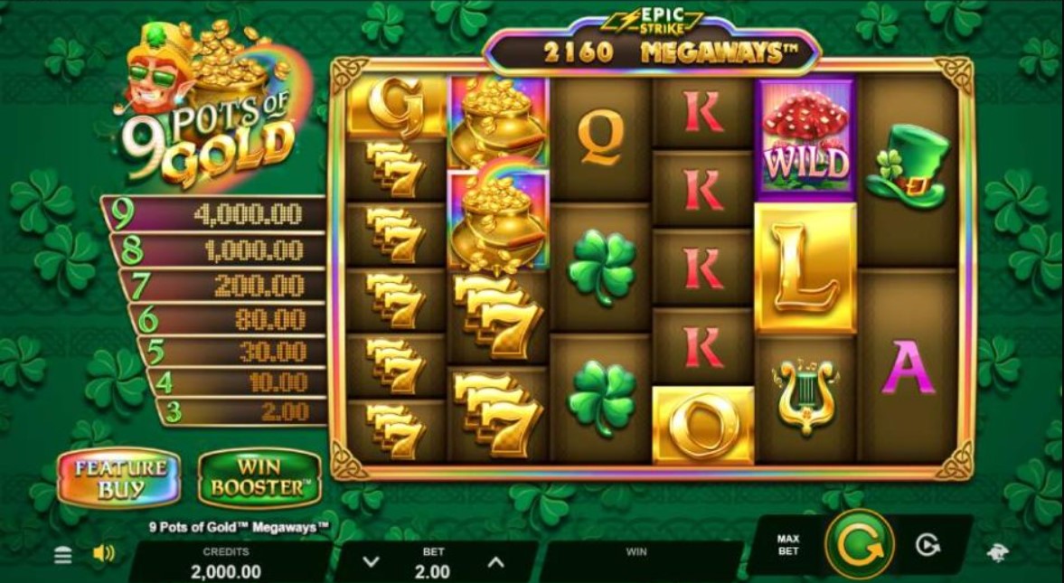 9 Pots of Gold Megaways: A Slot Game Review for Online Gamblers